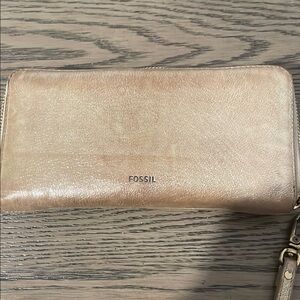 Fossil Women's Tan Leather Wallet